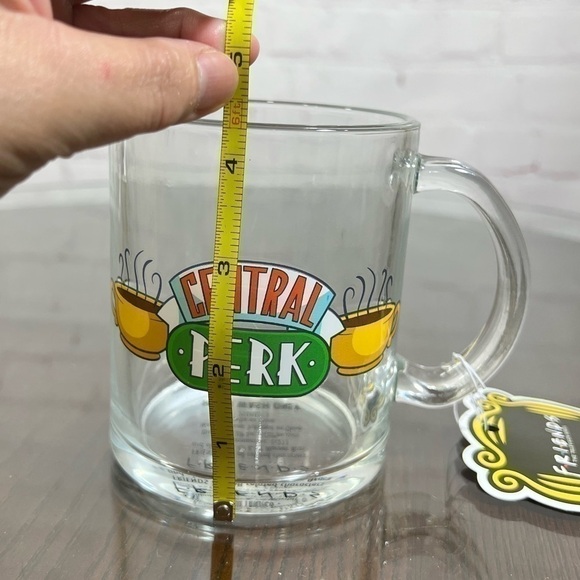 “FRIENDS” 16 oz glass mug with “Central Perk” logo on it. - Picture 6 of 8